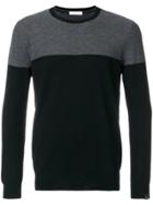 Paolo Pecora Two Tone Sweater - Black