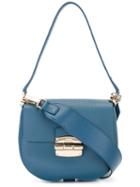 Furla Small Shoulder Bag, Women's, Blue, Leather