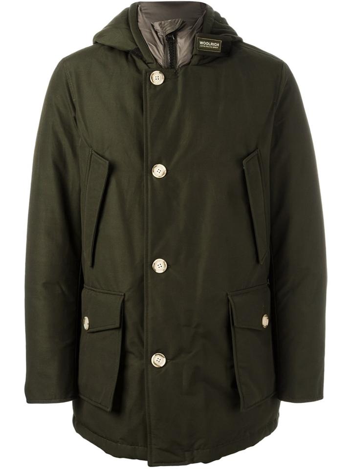 Woolrich 'artic' Padded Parka - Green
