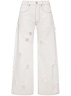 Rejina Pyo Mia Cut Out Straight Jeans - White