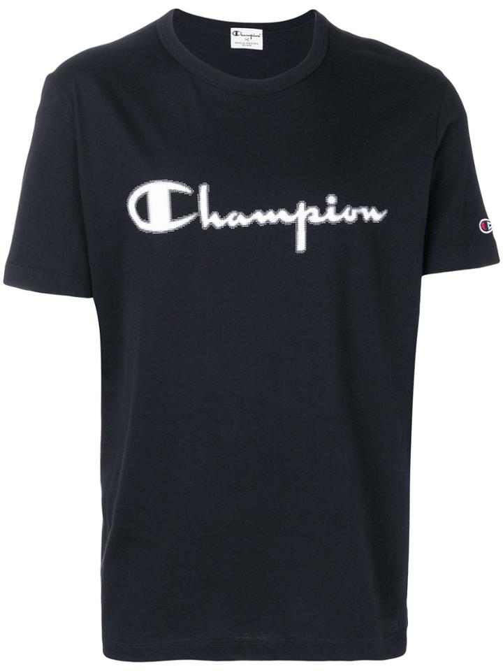 Paolo Pecora Champion Logo T-shirt - Black