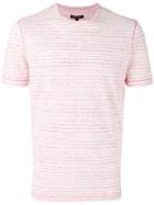 Michael Kors Striped T-shirt, Men's, Size: Medium, Red, Cotton