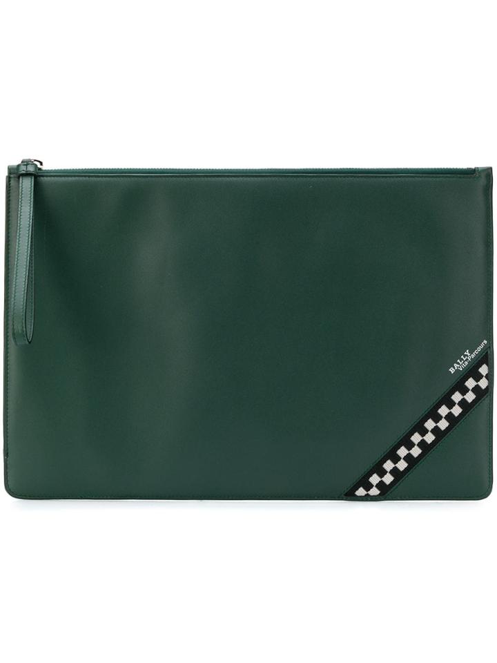Bally Large Bollis Clutch - Green