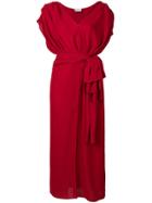 Magda Butrym Wrap Midi Dress - Red