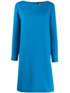 Gianluca Capannolo Plain Shift Dress - Blue