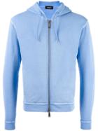 Dsquared2 Rear Logo Hoodie, Men's, Size: Small, Blue, Cotton