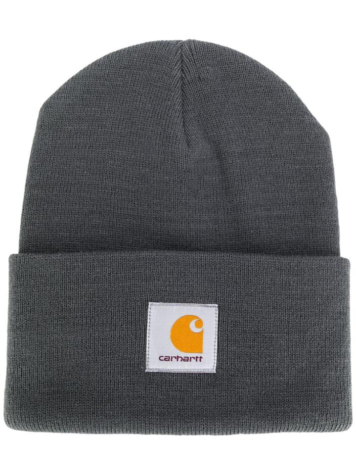 Carhartt Wip Appliqued Beanie - Grey