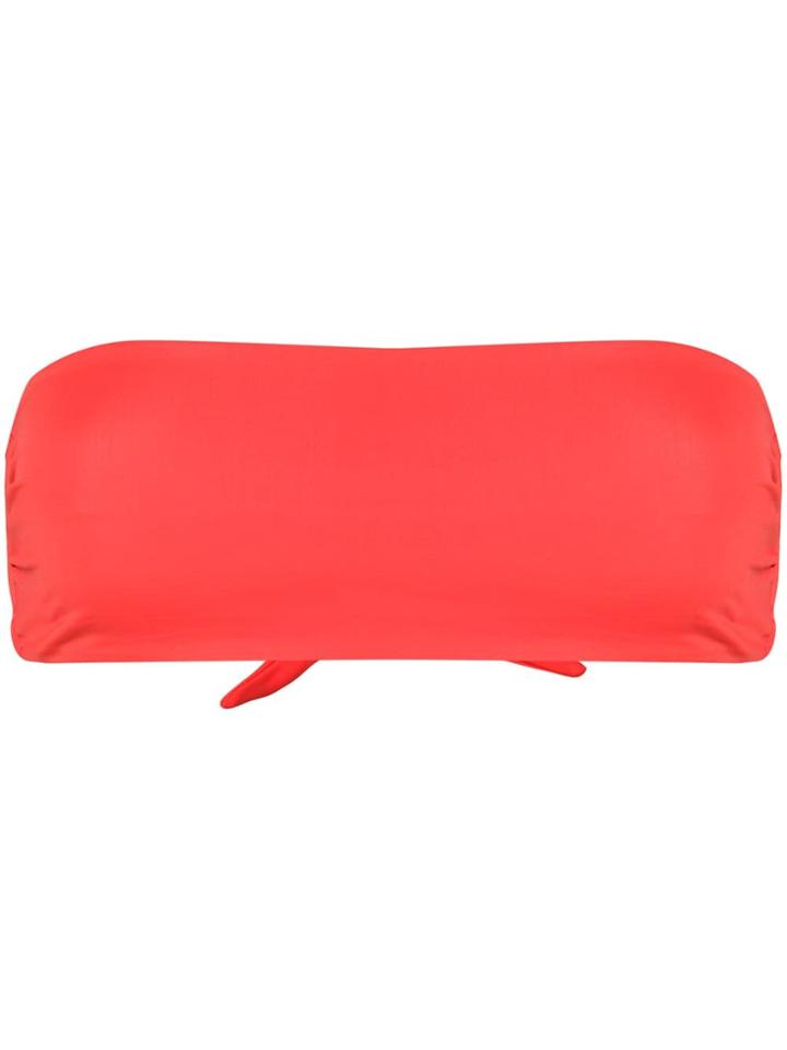 Mara Hoffman Bandeau Bikini Top - Red