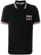 Love Moschino Logo Patch Polo Shirt - Black