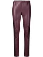 Michael Michael Kors Faux Leather Leggings - Purple