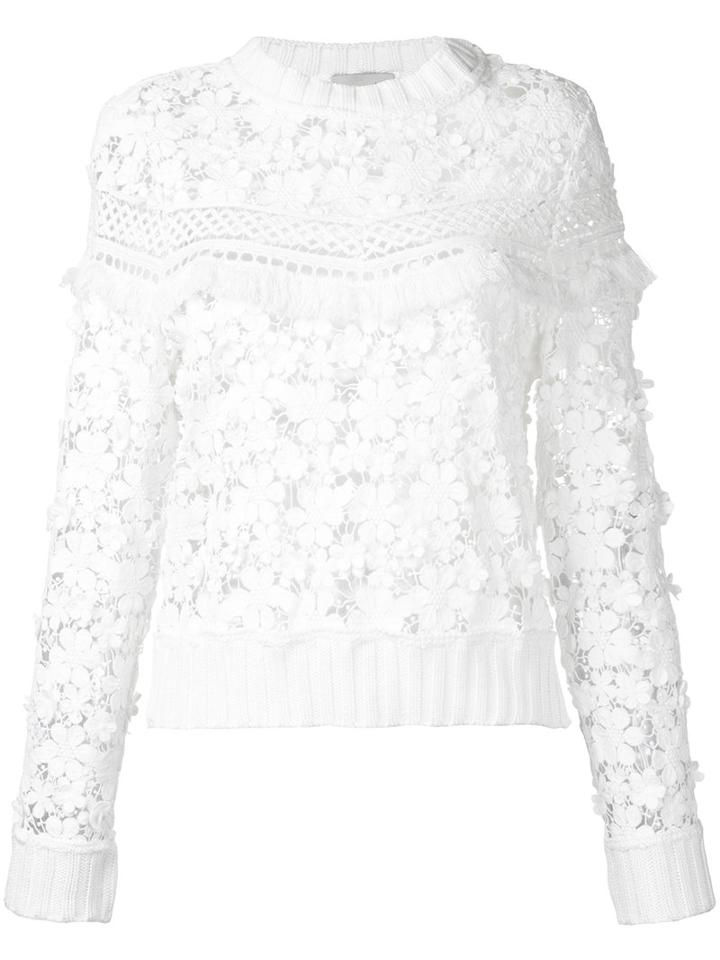 Sea - Embroidered Blouse - Women - Cotton - M, White, Cotton