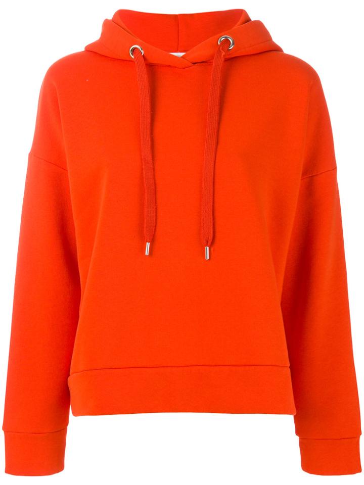 Closed Printed Hood Sweatshirt - Yellow & Orange