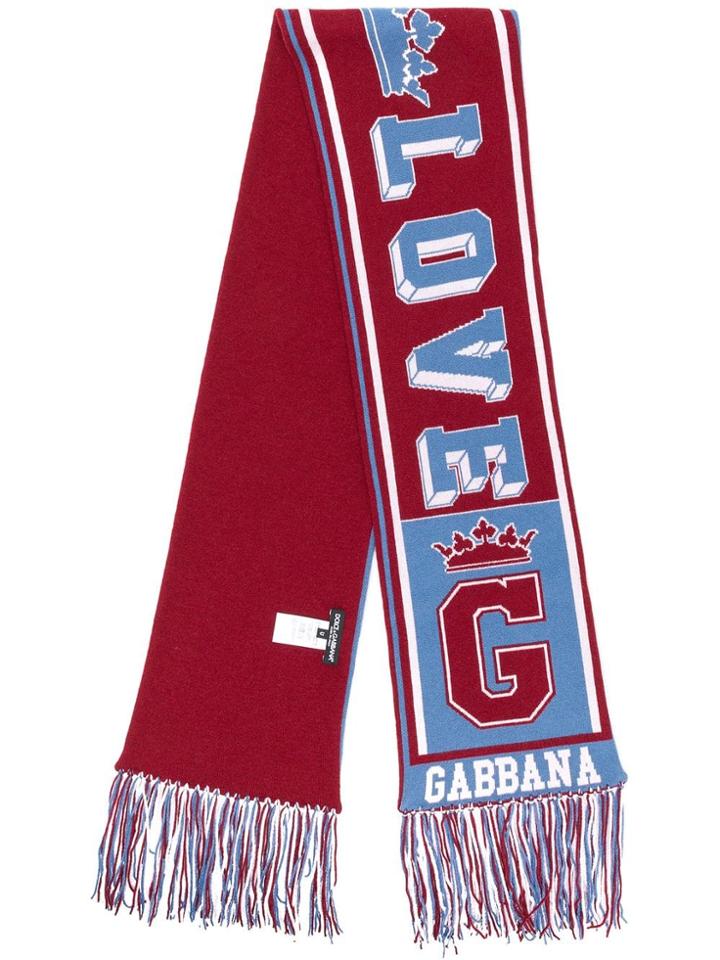 Dolce & Gabbana Sports Scarf - Red