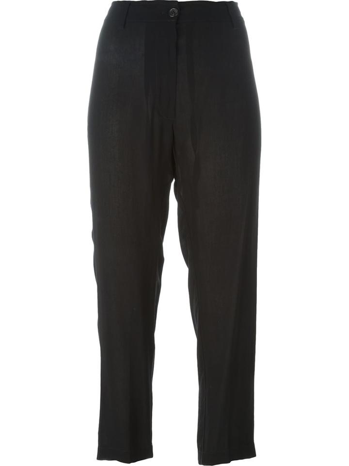 Ann Demeulemeester Loose Fit Trousers, Women's, Size: 36, Black, Rayon