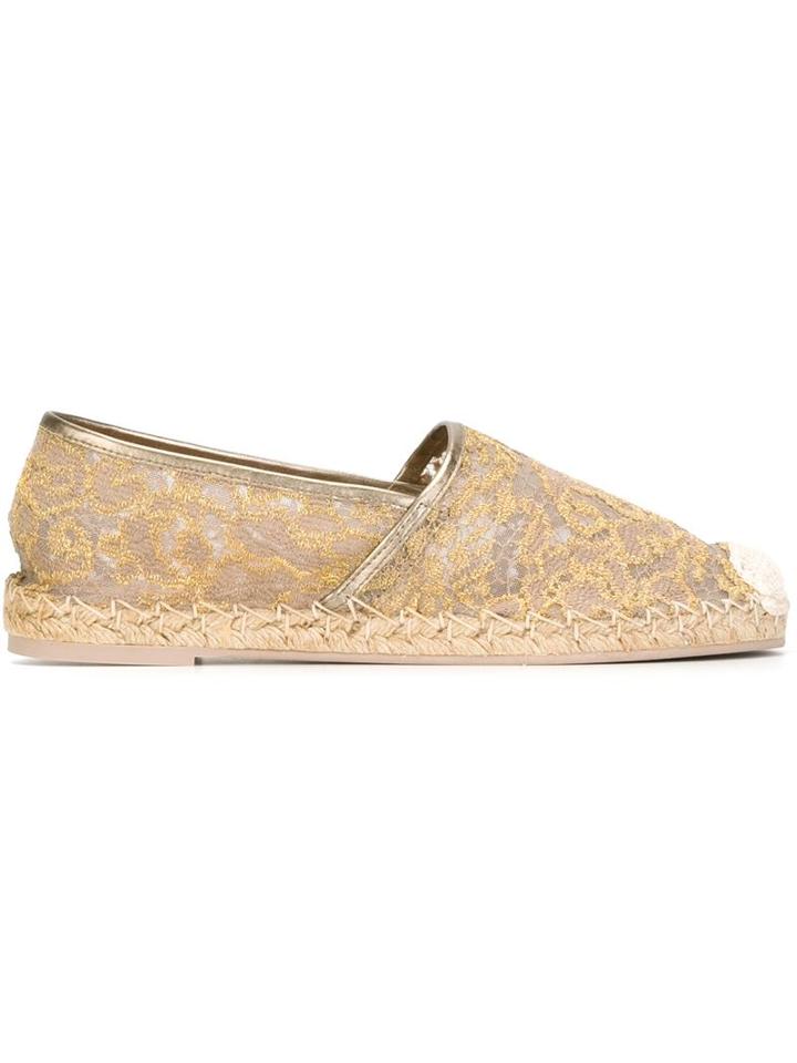 Valentino Garavani Embroidered Espadrilles