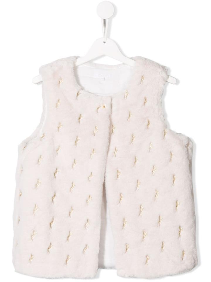 Chloé Kids Senza Maniche Waistcoat - White