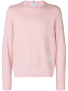 Thom Browne 4-bar Honeycomb Piqué Sweatshirt - Pink