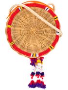 Wai Wai Tassel Circle Tote - Yellow & Orange