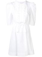 See By Chloé Ruffle Mini Dress - White