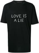 Haider Ackermann Love Is A Lie T-shirt - White
