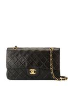 Chanel Pre-owned 1998 Cc Flap Shoulder Bag - Black