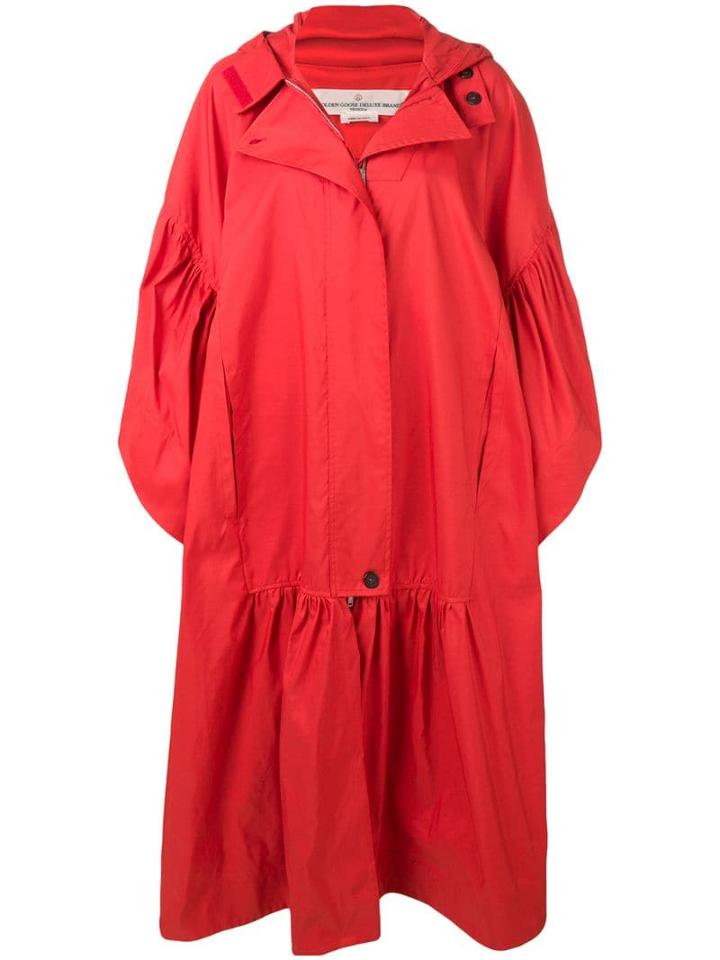 Golden Goose Oversized Fit Parka - Red
