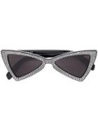 Saint Laurent Eyewear Jerry Studded Sunglasses - Black
