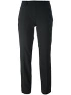 Neil Barrett Side Stripe Trousers, Women's, Size: 40, Black, Silk/cotton/polyester/virgin Wool