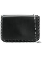 Paco Rabanne - Metal Trim Shoulder Bag - Women - Calf Leather - One Size, Black, Calf Leather