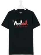 Woolrich Kids Printed T-shirt - Blue