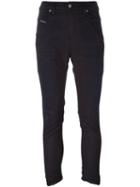 Diesel Skinny Regular Trousers, Women's, Size: 29, Blue, Cotton/polyester/spandex/elastane