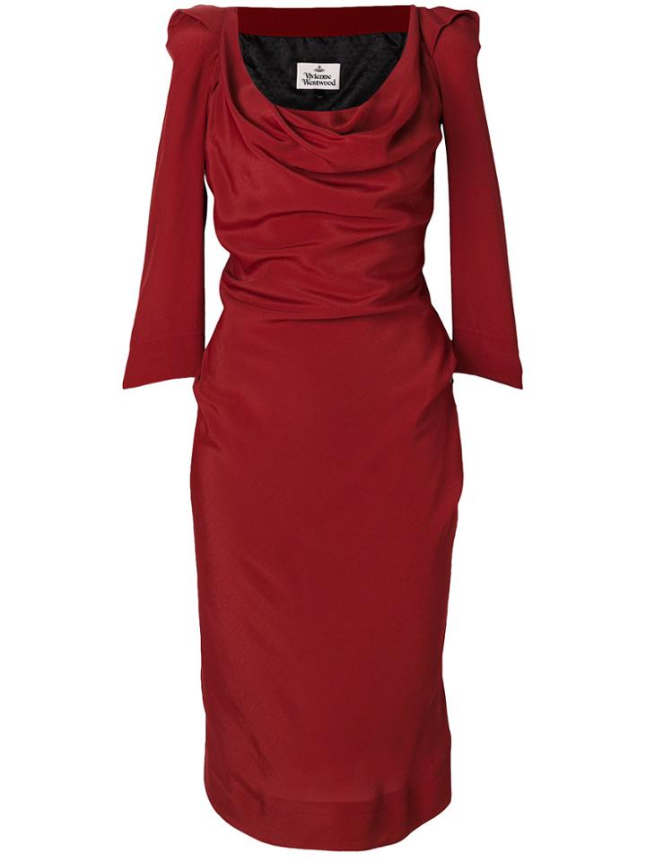 Vivienne Westwood Three-quarter Length Fitted Dress - Red