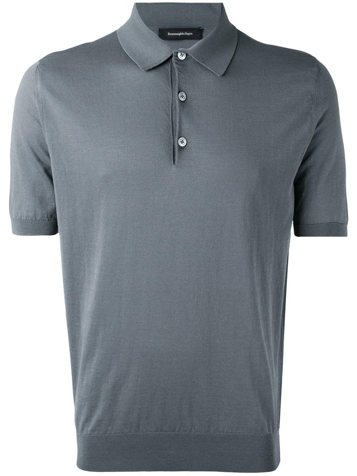 Classic Polo Top - Men - Cotton - 52, Grey, Cotton, Ermenegildo Zegna