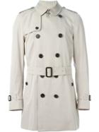 Burberry Trench Coat, Men's, Size: 54, Nude/neutrals, Cotton/viscose
