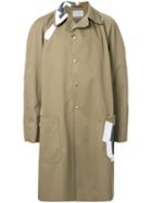 Kolor Contrast Patch Parka - Brown