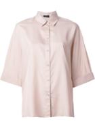 Joseph Kimono Sleeve Shirt, Women's, Size: 40, Pink/purple, Silk
