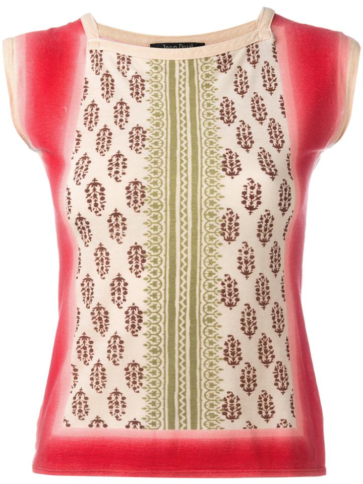 Jean Paul Gaultier Vintage Printed Top - Pink & Purple