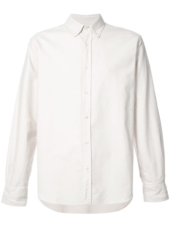 Officine Generale Japanese Brushed Oxford Shirt - Nude & Neutrals