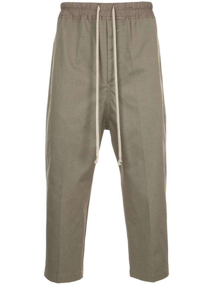 Rick Owens Cropped Trousers - Grey