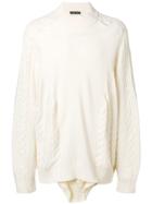 Y / Project Layered Sweater - White