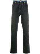 Zadig & Voltaire Contrasting Straight-leg Jeans - Grey