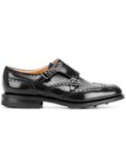 Church's Double Monk Strap Shoes With Wingtip - Black