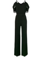 Roland Mouret Black Cold Shoulder Jumpsuit