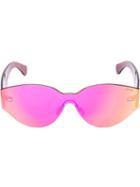 Retrosuperfuture Tuttolente Drew Mama Sunglasses, Adult Unisex, Pink/purple, Acetate