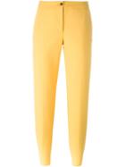 Aalto Cropped Trousers, Women's, Size: 34, Yellow/orange, Cotton/polyester/spandex/elastane