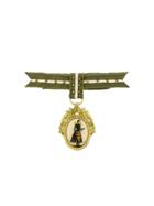 Undercover Medal Brooch - Green