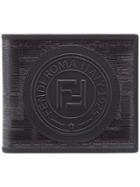 Fendi Double F Logo Wallet - Black