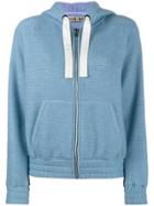 Jour/né Textured Zip-up Hoodie - Blue