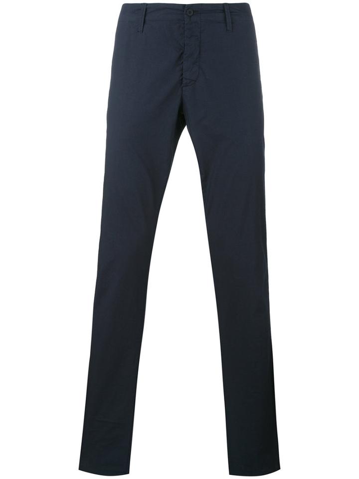 Tomas Maier Classic Trousers, Men's, Size: 33, Blue, Cotton