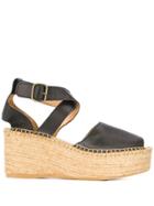 Cotélac Bacall Platform Espadrilles - Black